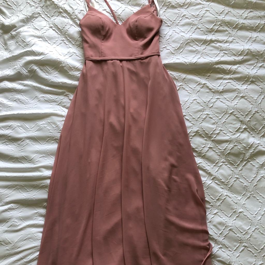 Azazie Janine In Dusty Rose